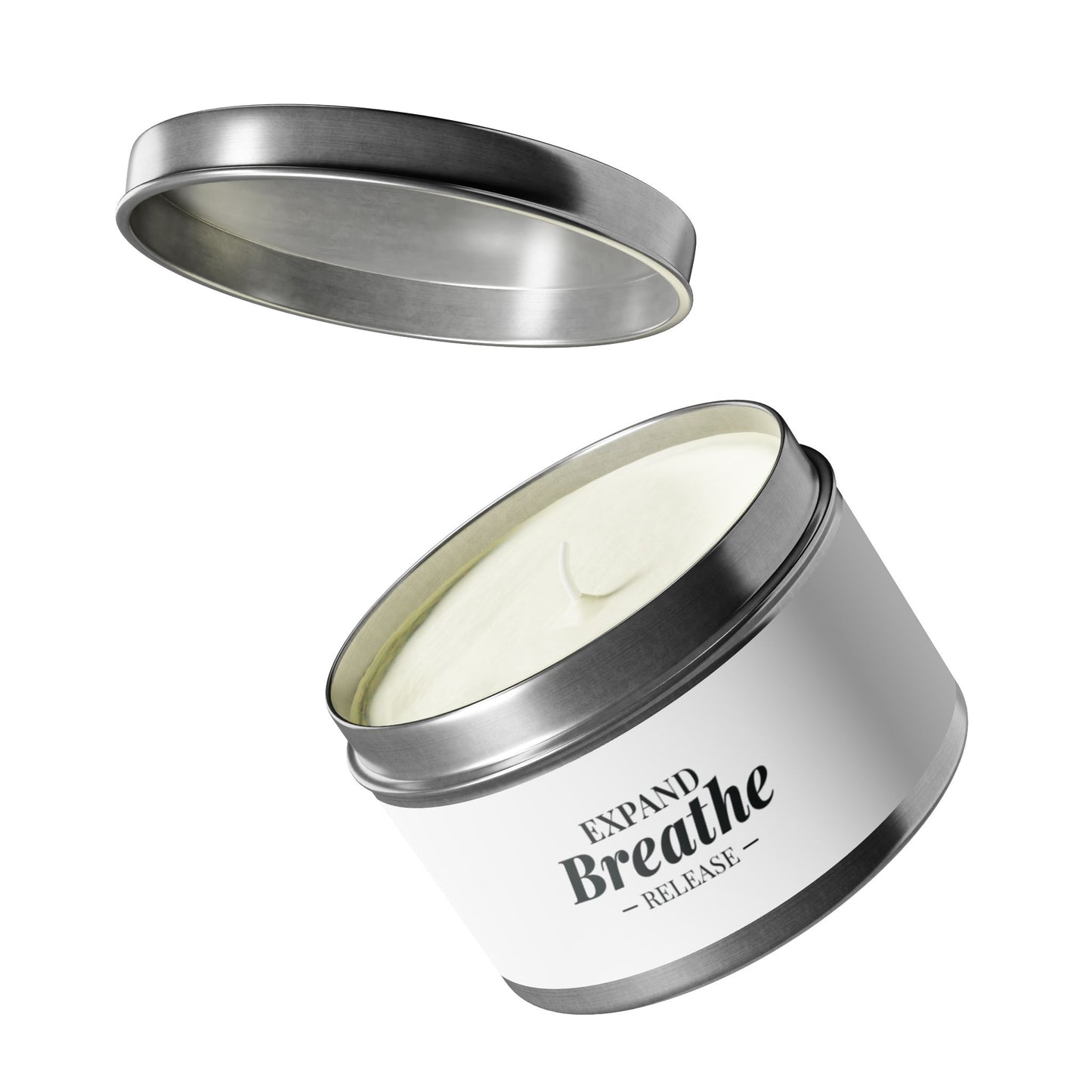 Aromatherapy Tin Candles - Breathe & Release for Relaxation