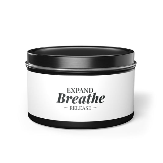Aromatherapy Tin Candles - Breathe & Release for Relaxation
