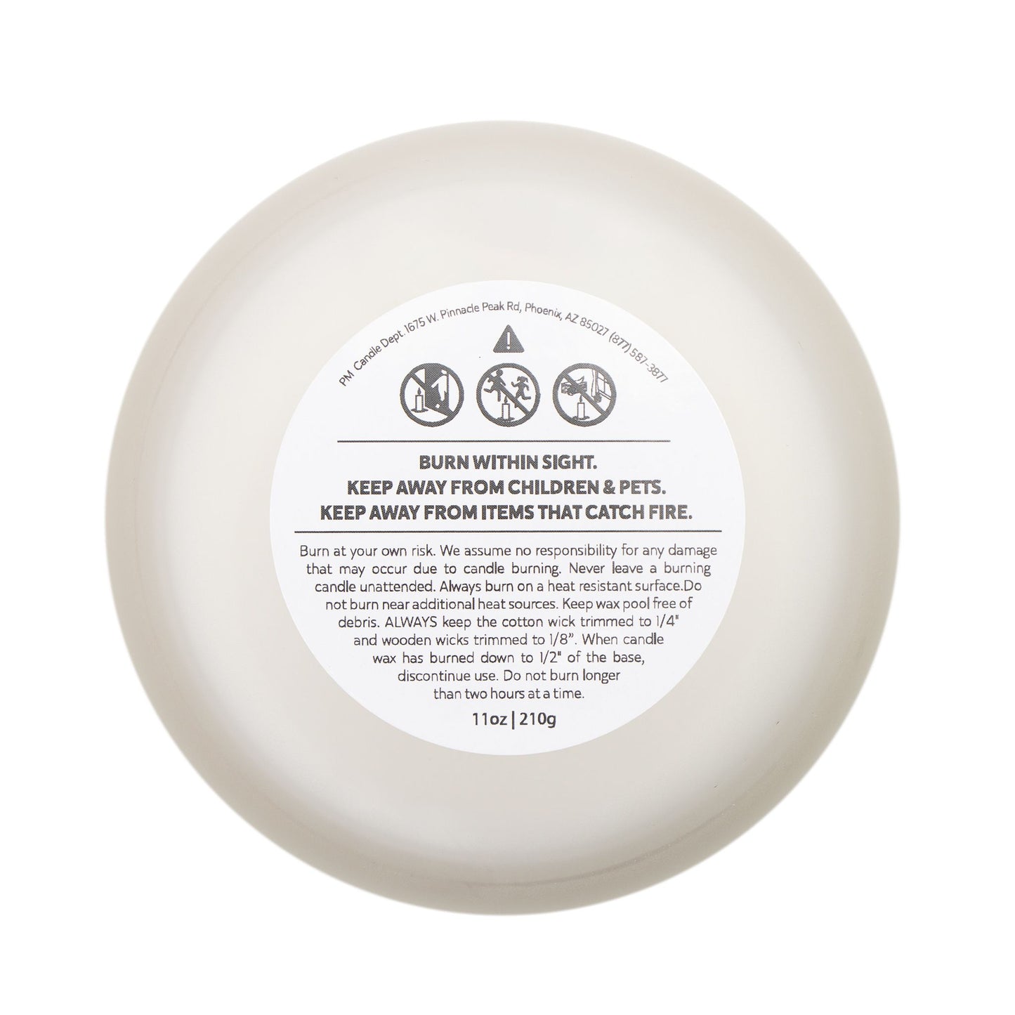 Spiritual Aromatherapy Candle - 11oz Frosted Glass with Inspirational Quote