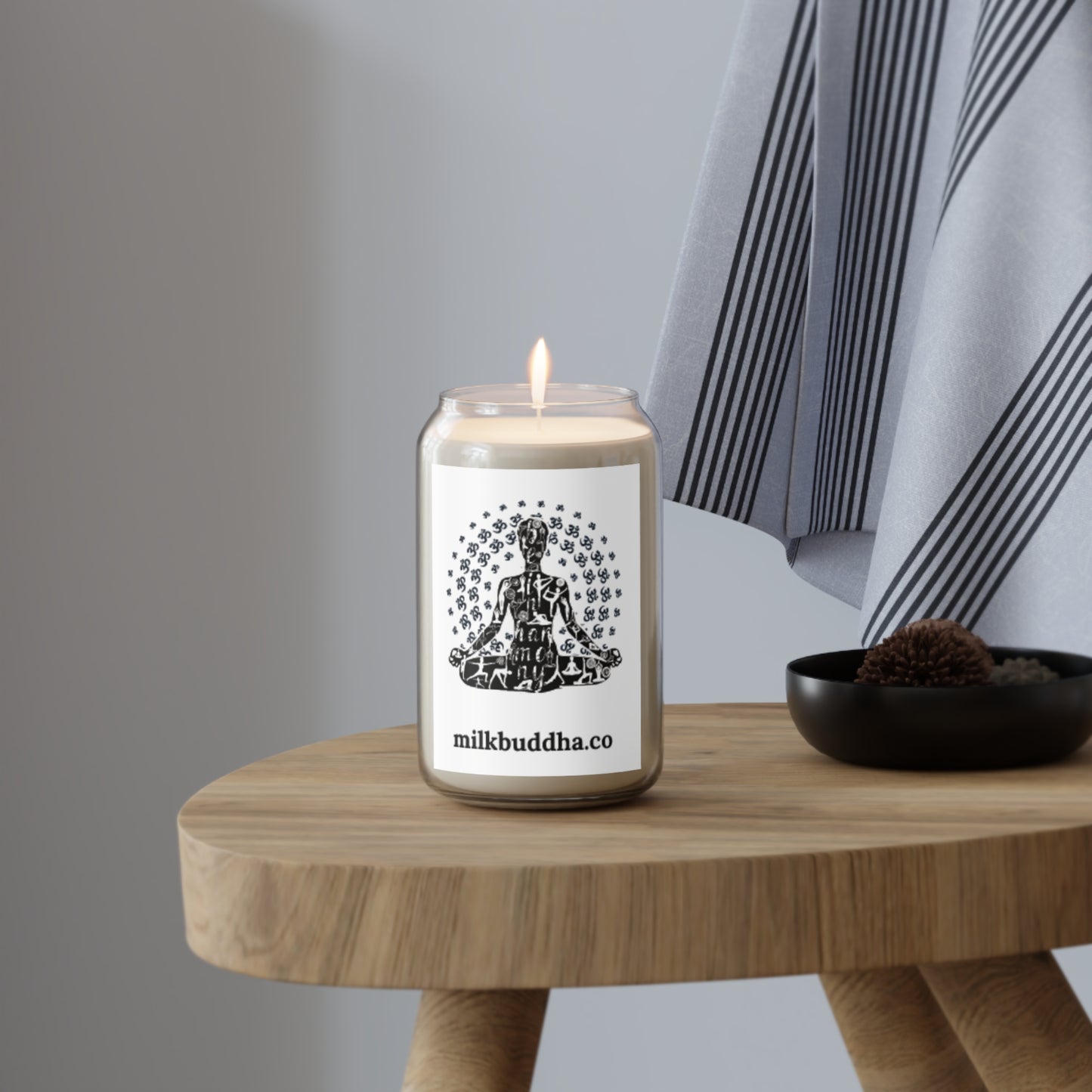 Meditation Scented Candle - 13.75oz with Inspirational Design