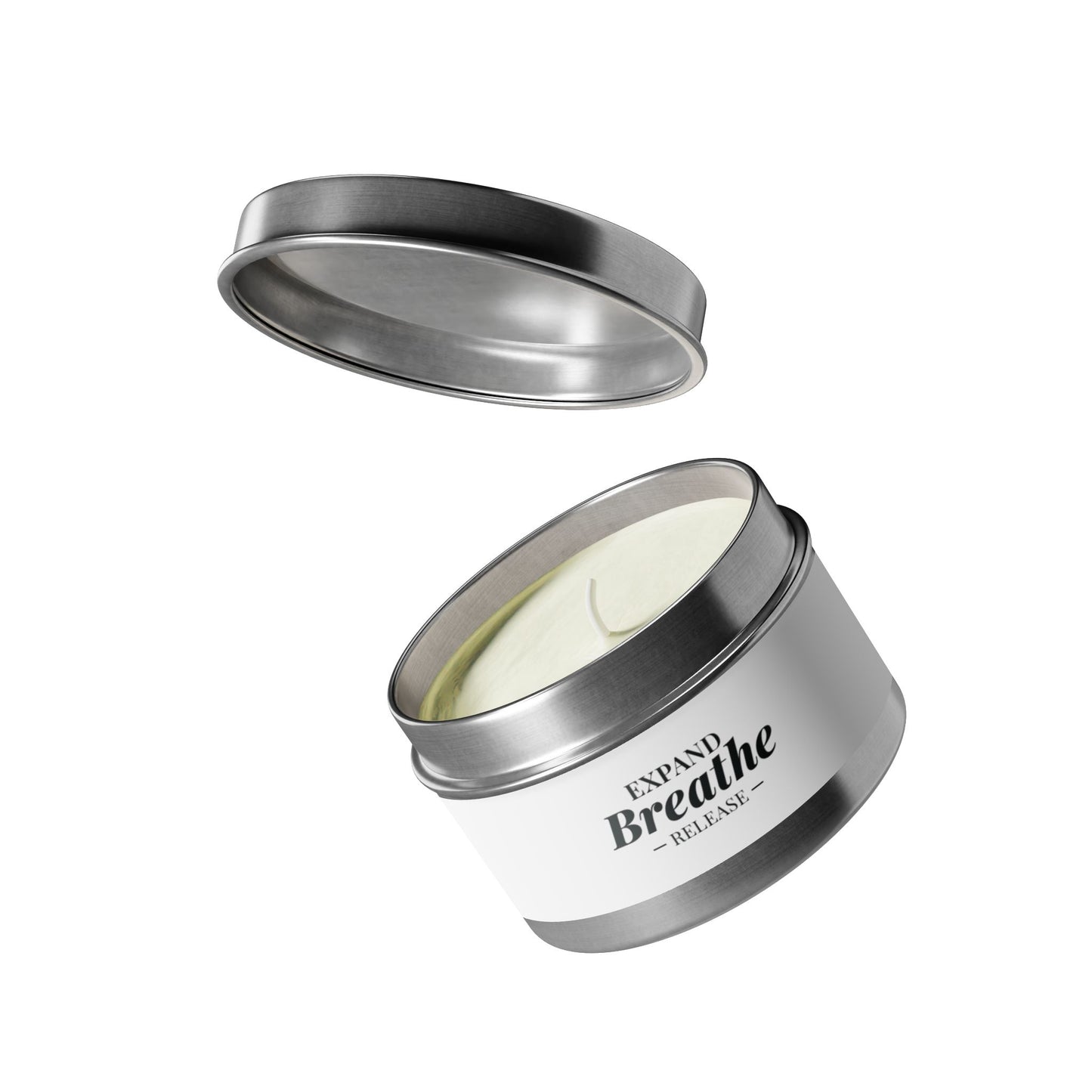 Aromatherapy Tin Candles - Breathe & Release for Relaxation
