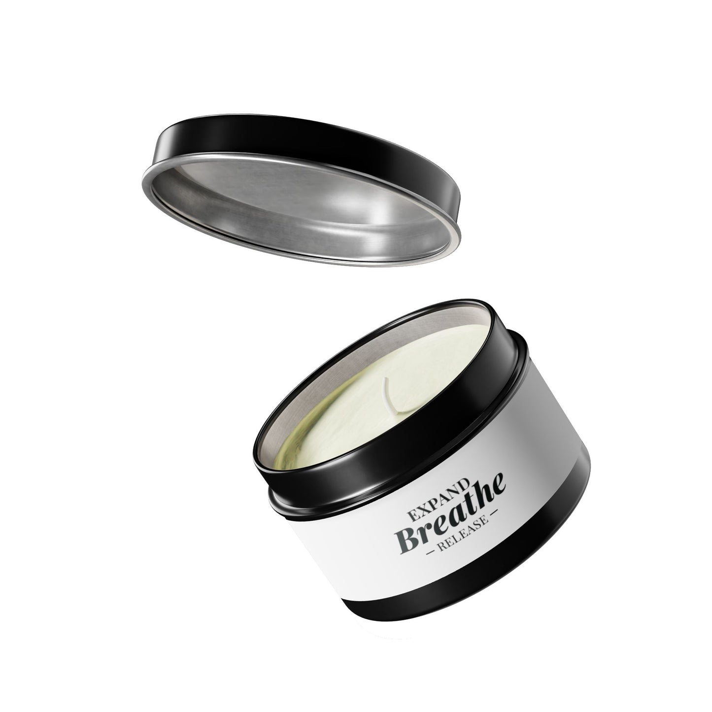 Aromatherapy Tin Candles - Breathe & Release for Relaxation