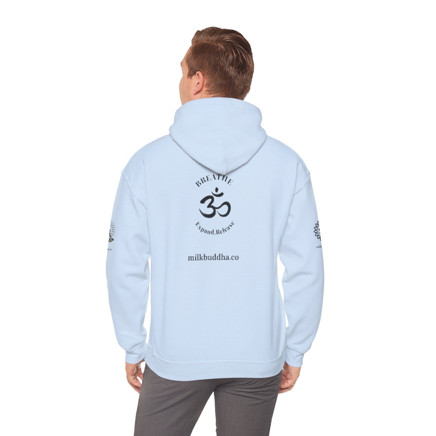 Mindfulness Hooded Sweatshirt - Inhale Reflect Exhale Release