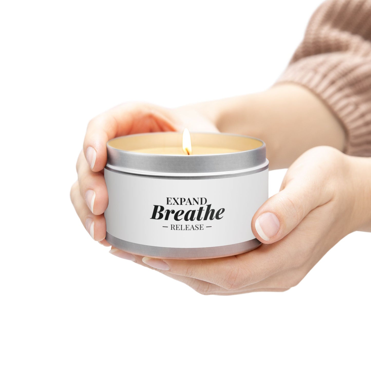 Aromatherapy Tin Candles - Breathe & Release for Relaxation