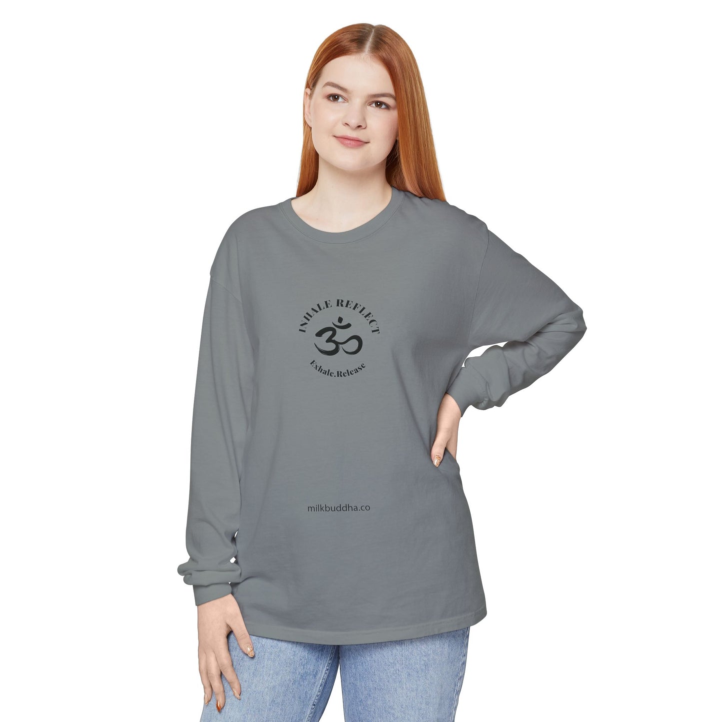Mindfulness Long Sleeve T-Shirt - Breathe, Expand, Release