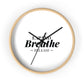 Inspirational Wall Clock - 'Expand Breathe Release' - Perfect for Mindfulness & Home Decor