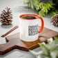 Motivational Inhale Reflect Exhale Release Mug - Colorful 11oz & 15oz Coffee Cup