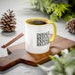 Motivational Inhale Reflect Exhale Release Mug - Colorful 11oz & 15oz Coffee Cup