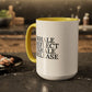 Motivational Inhale Reflect Exhale Release Mug - Colorful 11oz & 15oz Coffee Cup