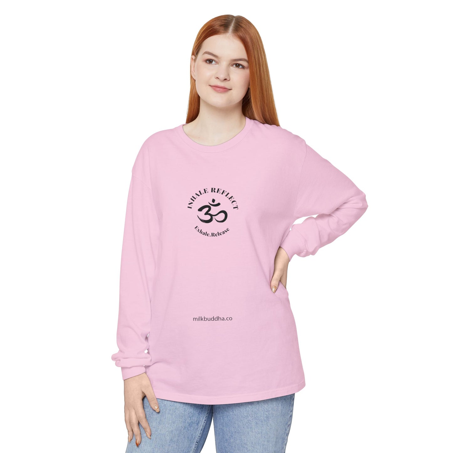 Mindfulness Long Sleeve T-Shirt - Breathe, Expand, Release