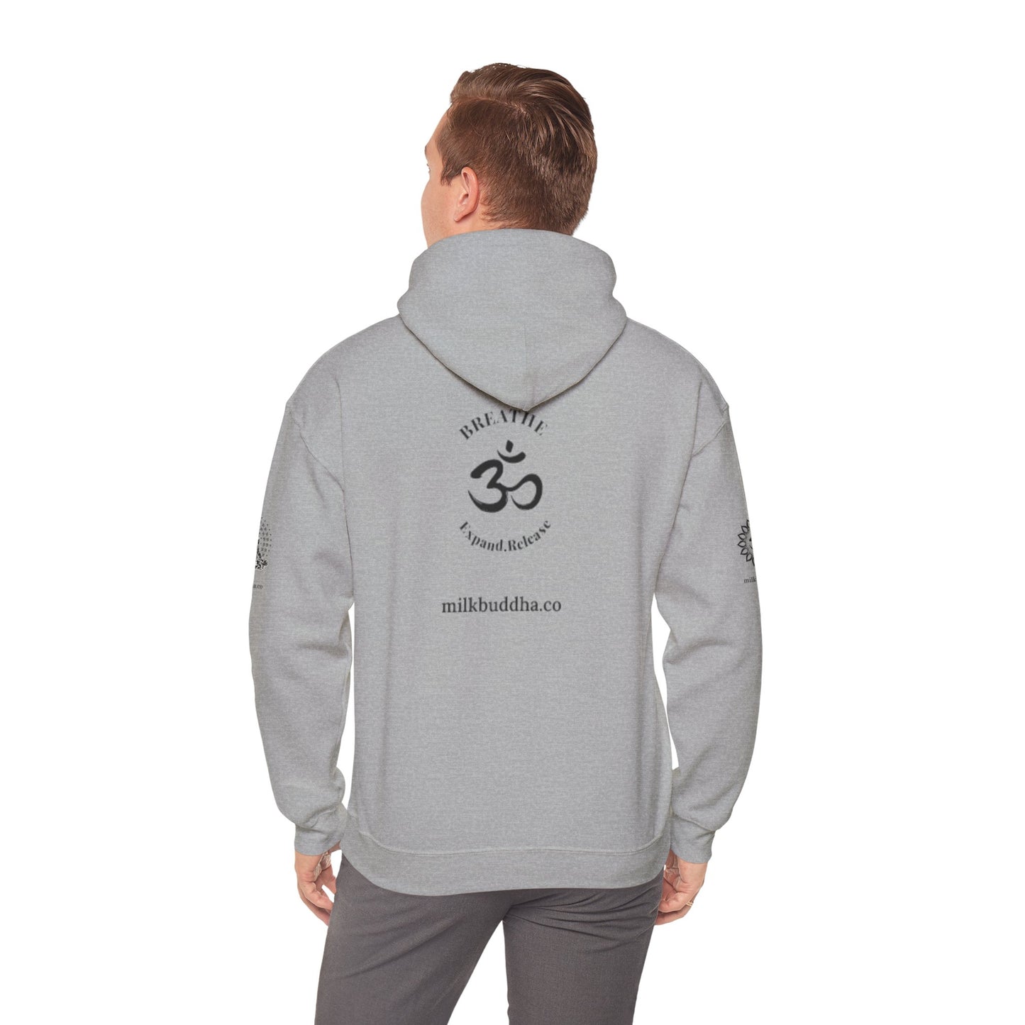 Mindfulness Hooded Sweatshirt - Inhale Reflect Exhale Release