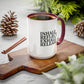 Motivational Inhale Reflect Exhale Release Mug - Colorful 11oz & 15oz Coffee Cup