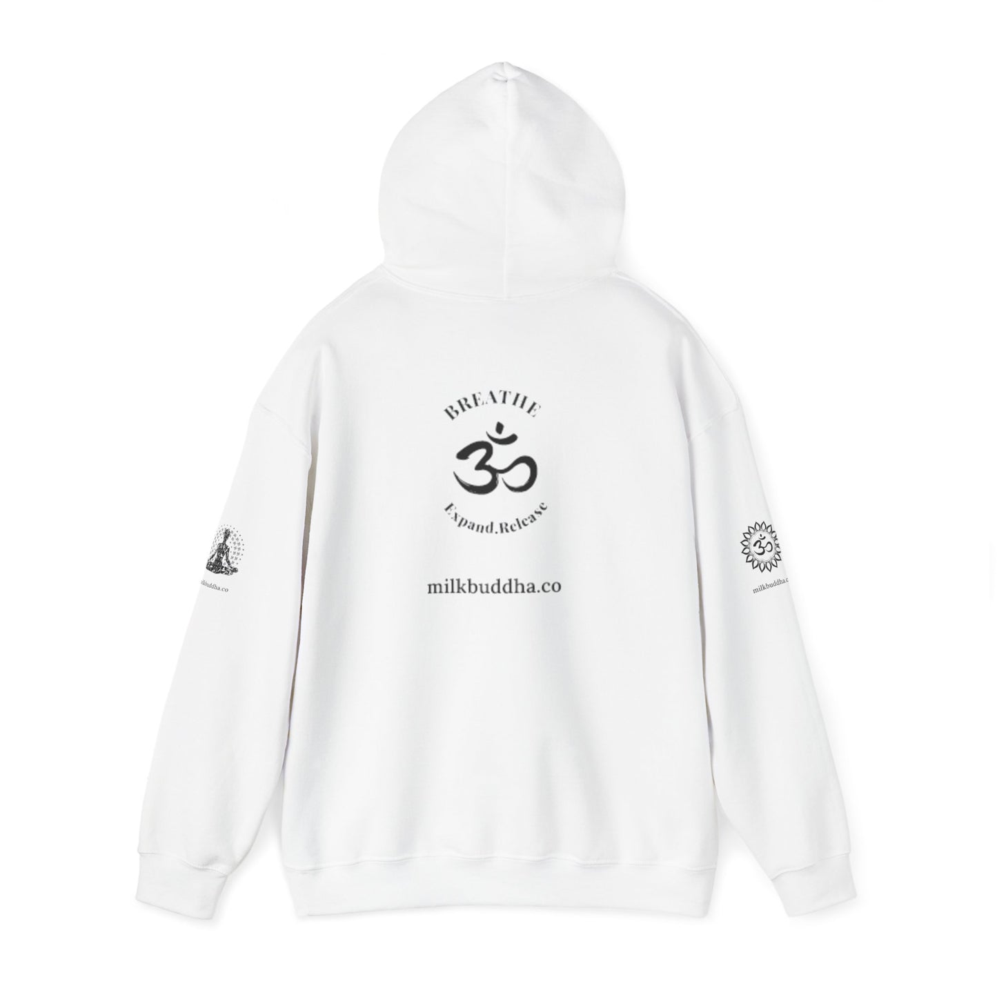 Mindfulness Hooded Sweatshirt - Inhale Reflect Exhale Release