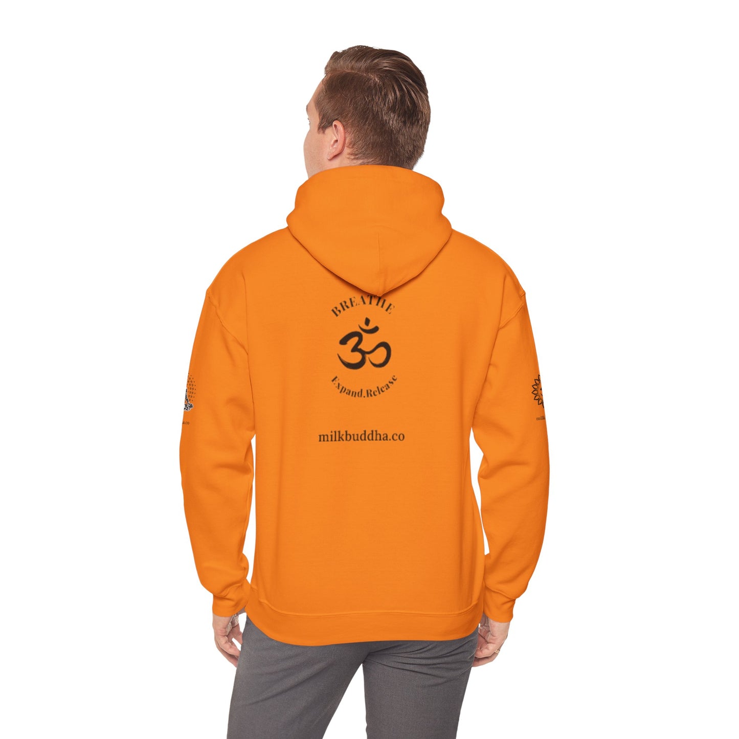 Mindfulness Hooded Sweatshirt - Inhale Reflect Exhale Release