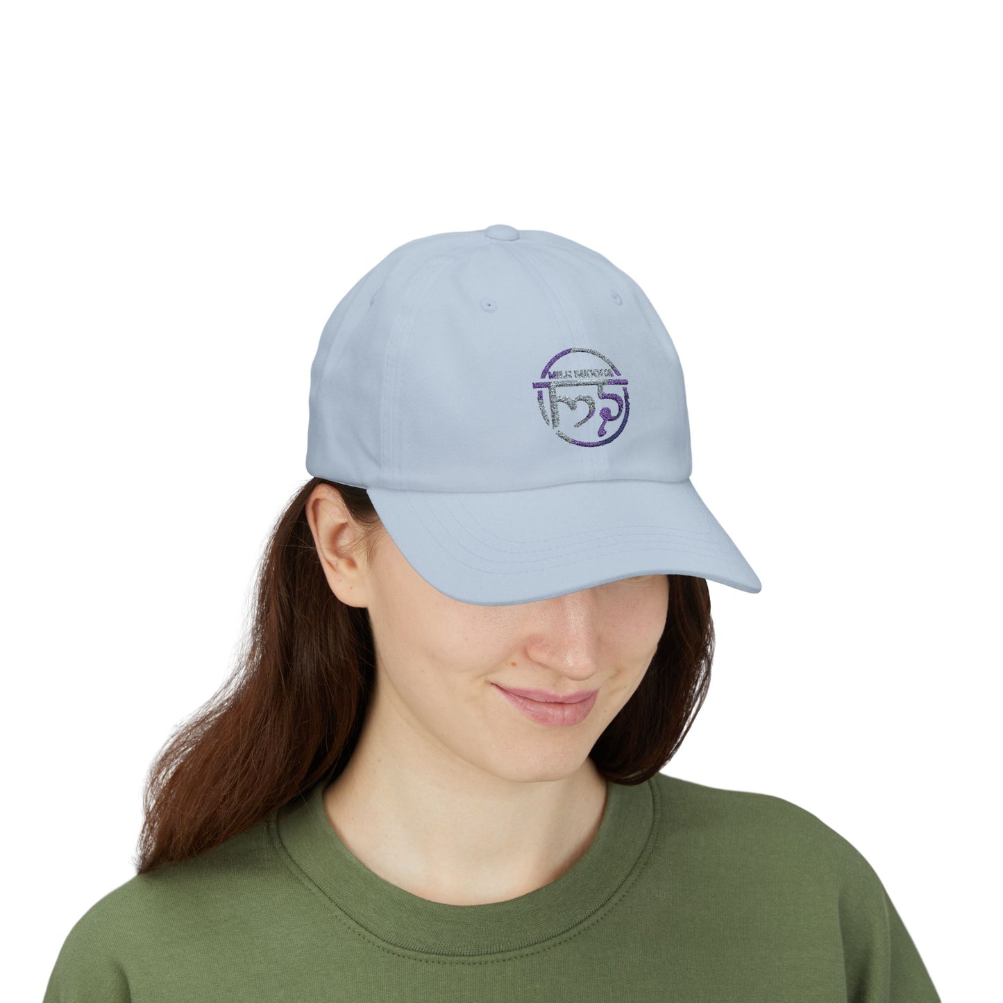 Stylish Classic Dad Cap with Milk Buddha Design