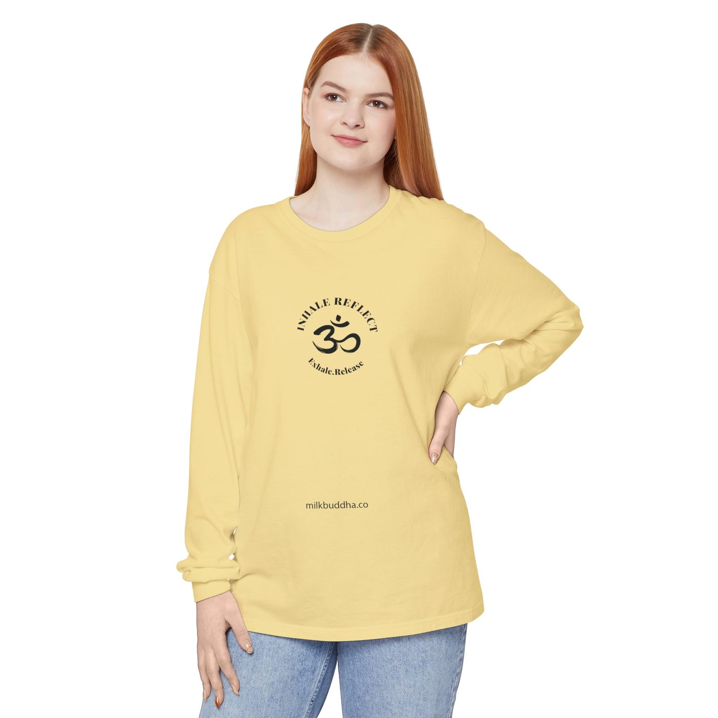 Mindfulness Long Sleeve T-Shirt - Breathe, Expand, Release