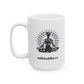 Serene Buddha Ceramic Mug - 11oz & 15oz | Mindfulness Coffee Cup for Spiritual Awakening.