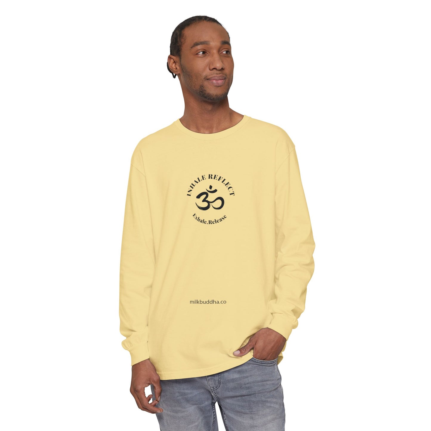 Mindfulness Long Sleeve T-Shirt - Breathe, Expand, Release