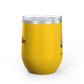 Meditation Wine Tumbler - 12oz Insulated Cup for Relaxation and Mindfulness