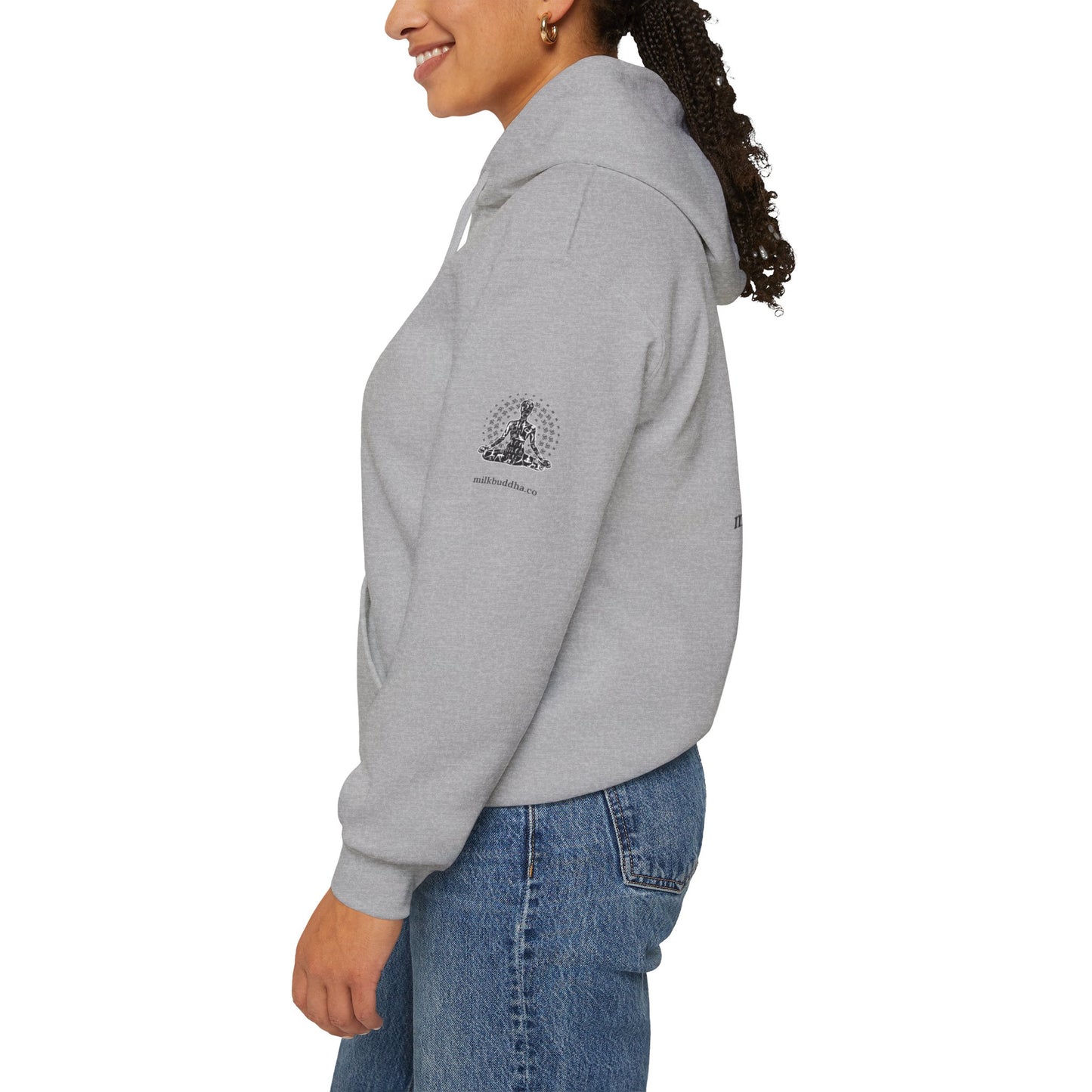 Mindfulness Hooded Sweatshirt - Inhale Reflect Exhale Release