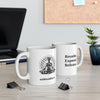 Serene Buddha Ceramic Mug - 11oz & 15oz | Mindfulness Coffee Cup for Spiritual Awakening.