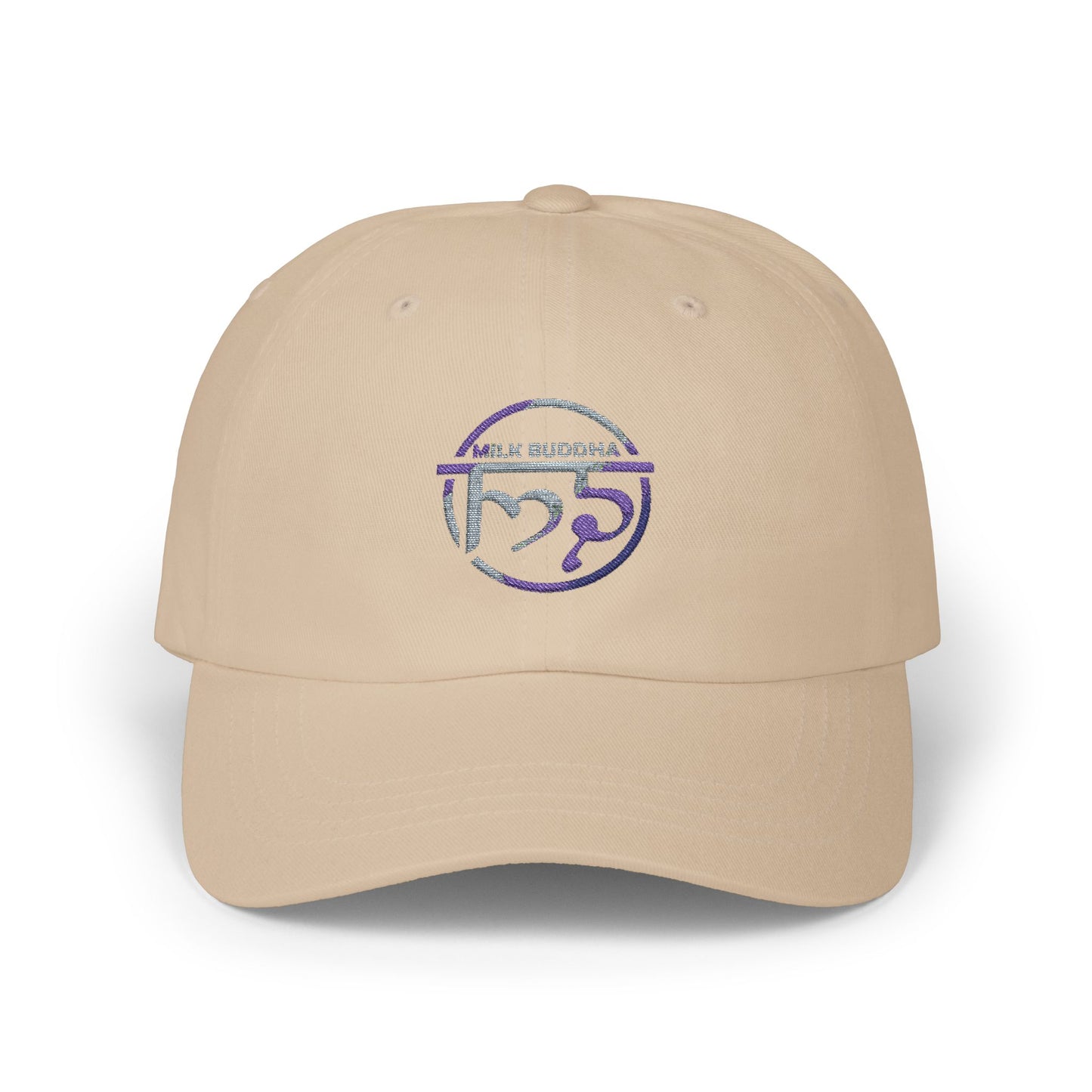 Stylish Classic Dad Cap with Milk Buddha Design