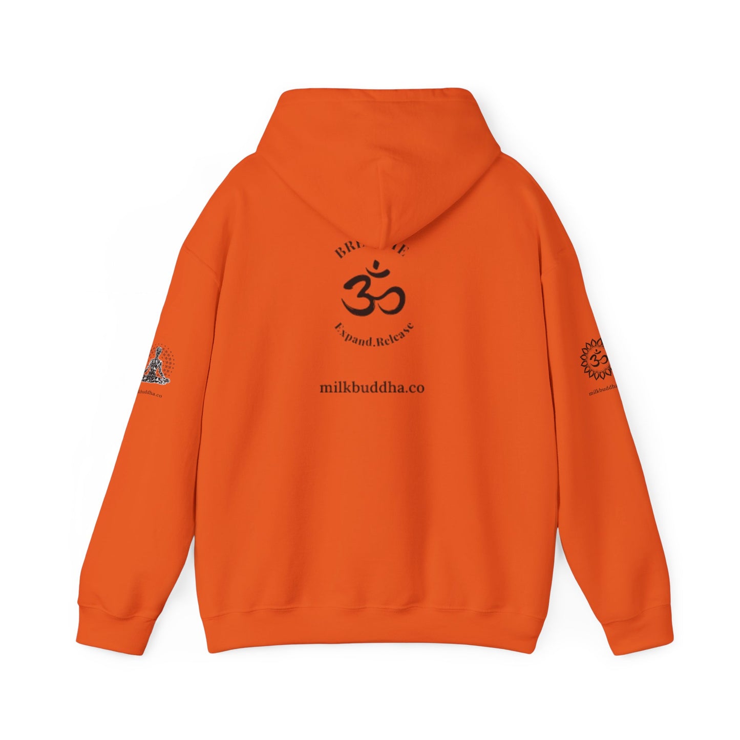 Mindfulness Hooded Sweatshirt - Inhale Reflect Exhale Release