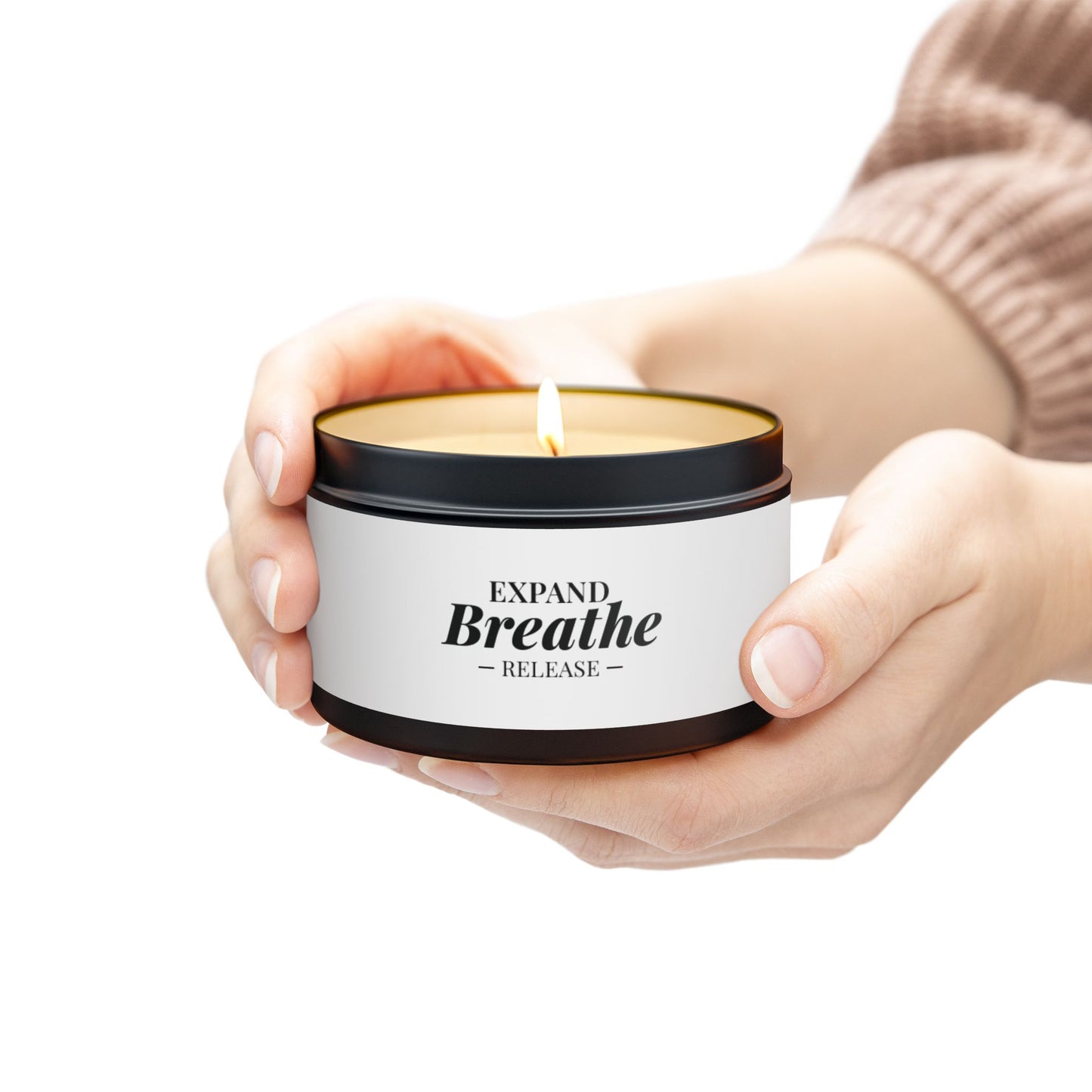 Aromatherapy Tin Candles - Breathe & Release for Relaxation