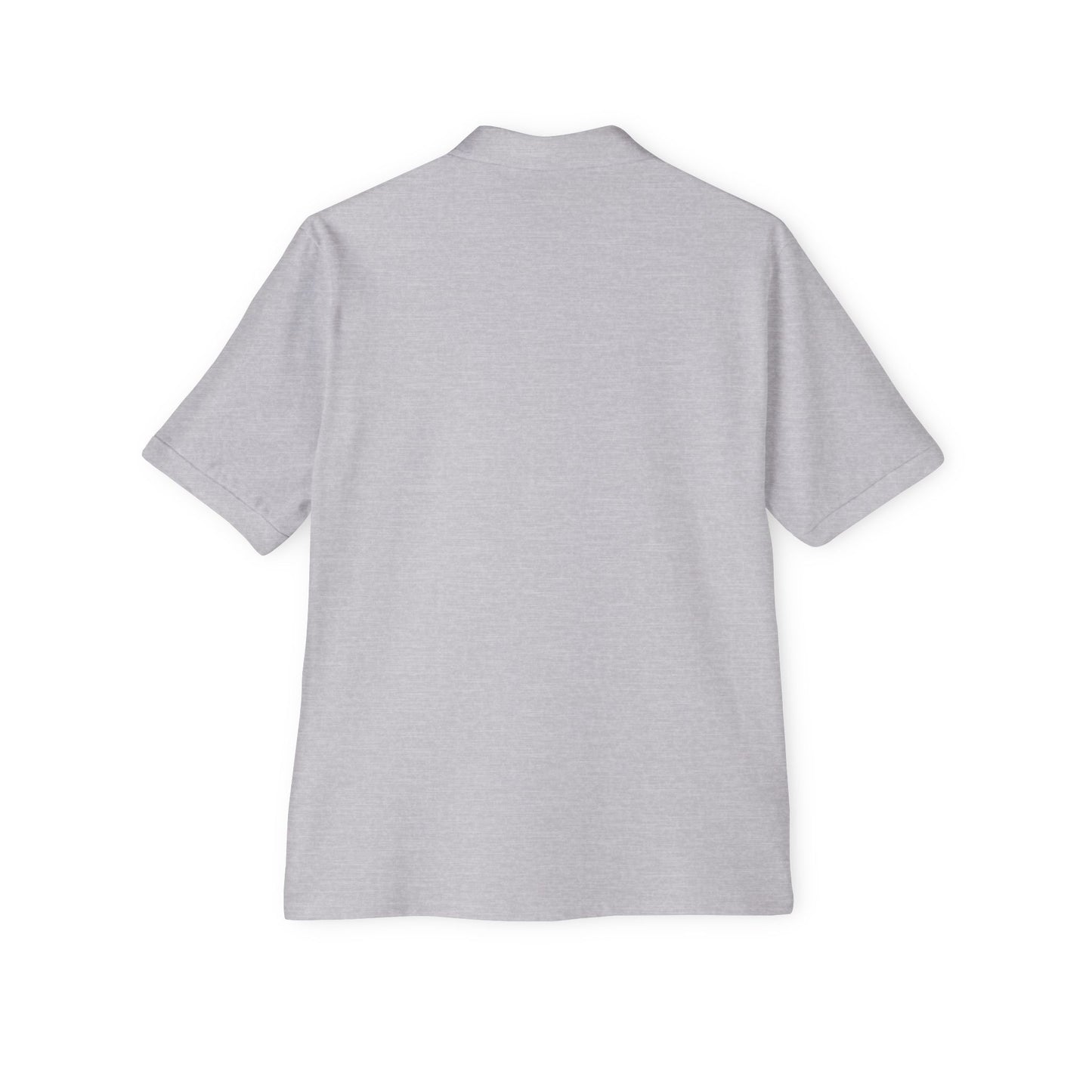 Mindful Breathe Men's Piqué Polo - Expand & Release Comfortable Casual Wear