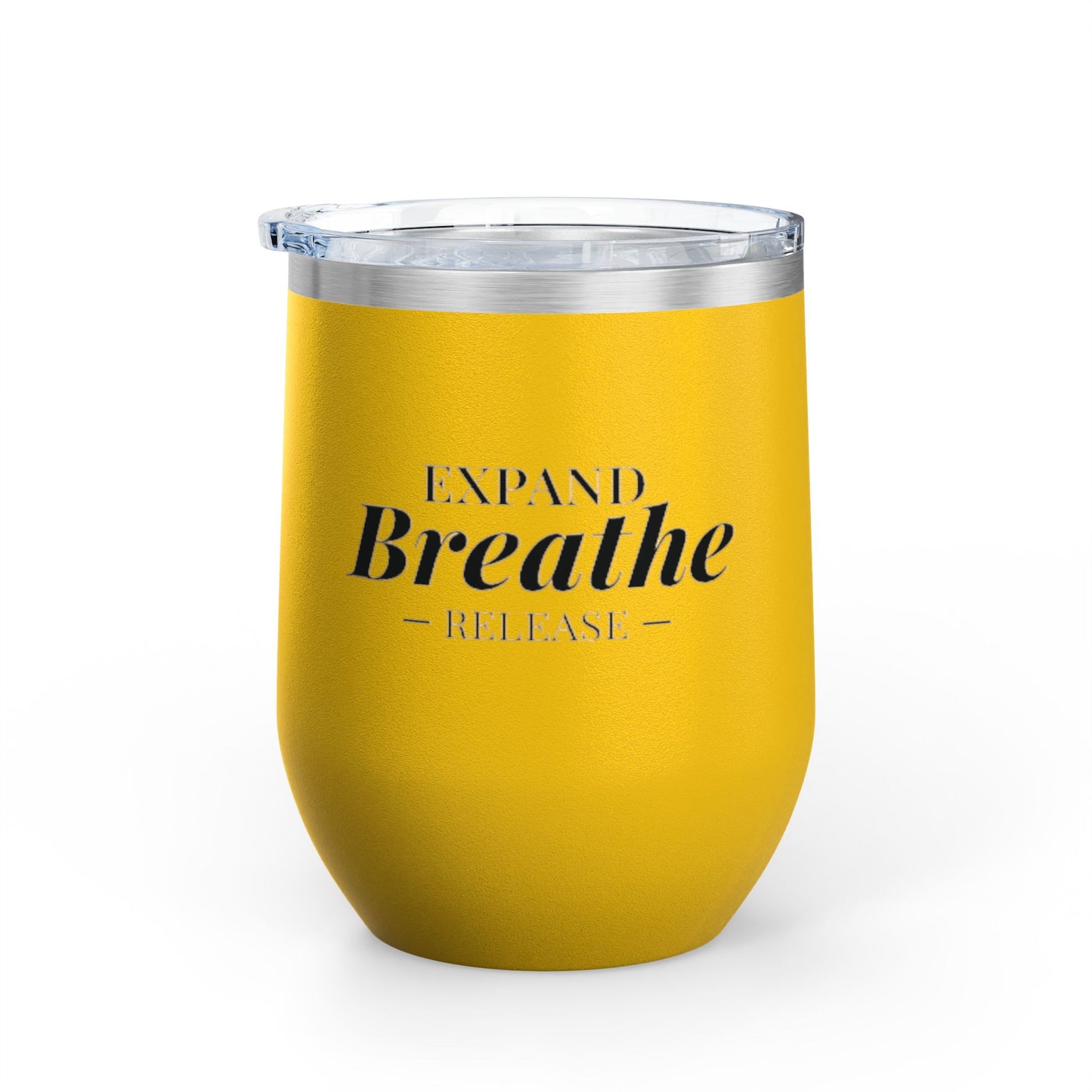 Meditation Wine Tumbler - 12oz Insulated Cup for Relaxation and Mindfulness
