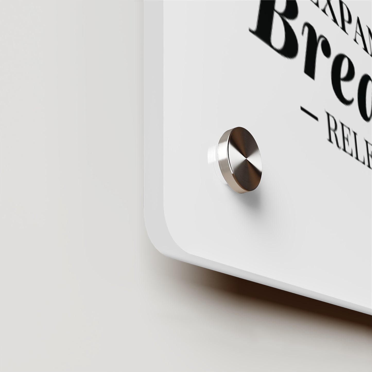 Inspirational Acrylic Wall Art Panel | Expand Breathe Release | Modern Home Decor