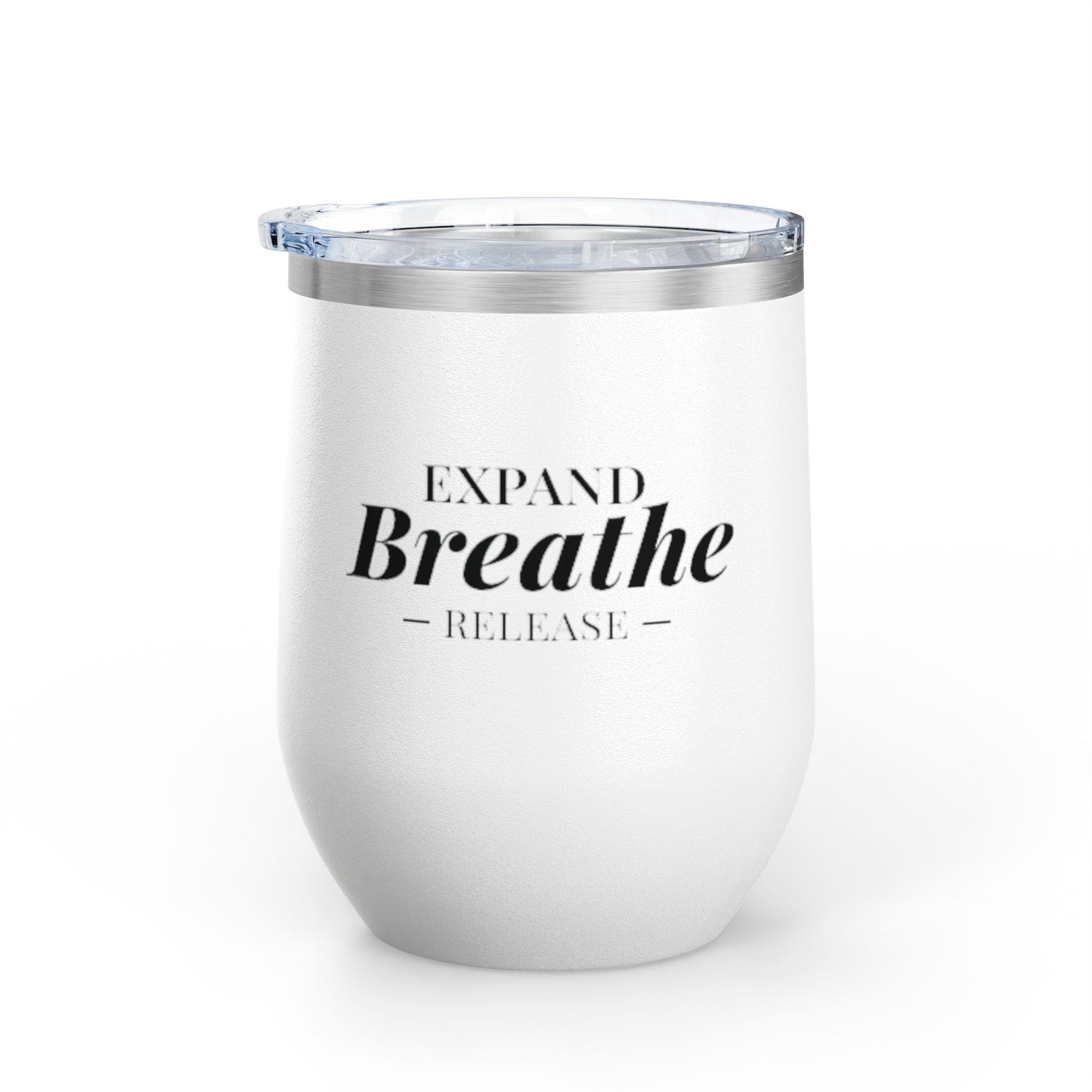Meditation Wine Tumbler - 12oz Insulated Cup for Relaxation and Mindfulness