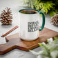 Motivational Inhale Reflect Exhale Release Mug - Colorful 11oz & 15oz Coffee Cup