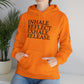 Mindfulness Hooded Sweatshirt - Inhale Reflect Exhale Release