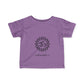 Infant Yoga Tee with Om Design - Cute Spiritual Baby Shirt