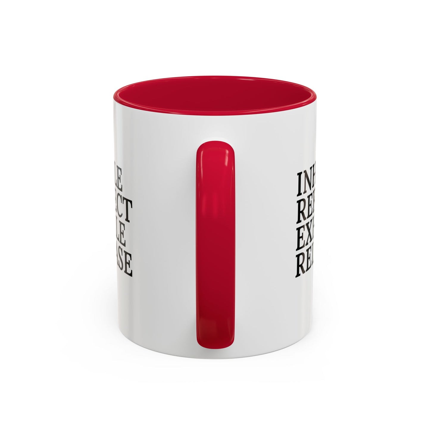 Motivational Inhale Reflect Exhale Release Mug - Colorful 11oz & 15oz Coffee Cup