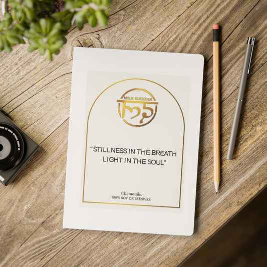 Inspirational Softcover Journal with Inside Prints - Light in the Soul Quote