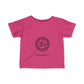 Infant Yoga Tee with Om Design - Cute Spiritual Baby Shirt
