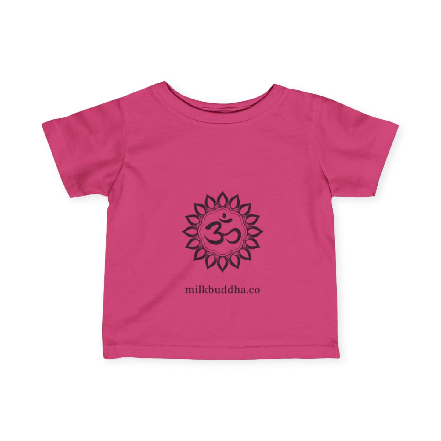 Infant Yoga Tee with Om Design - Cute Spiritual Baby Shirt