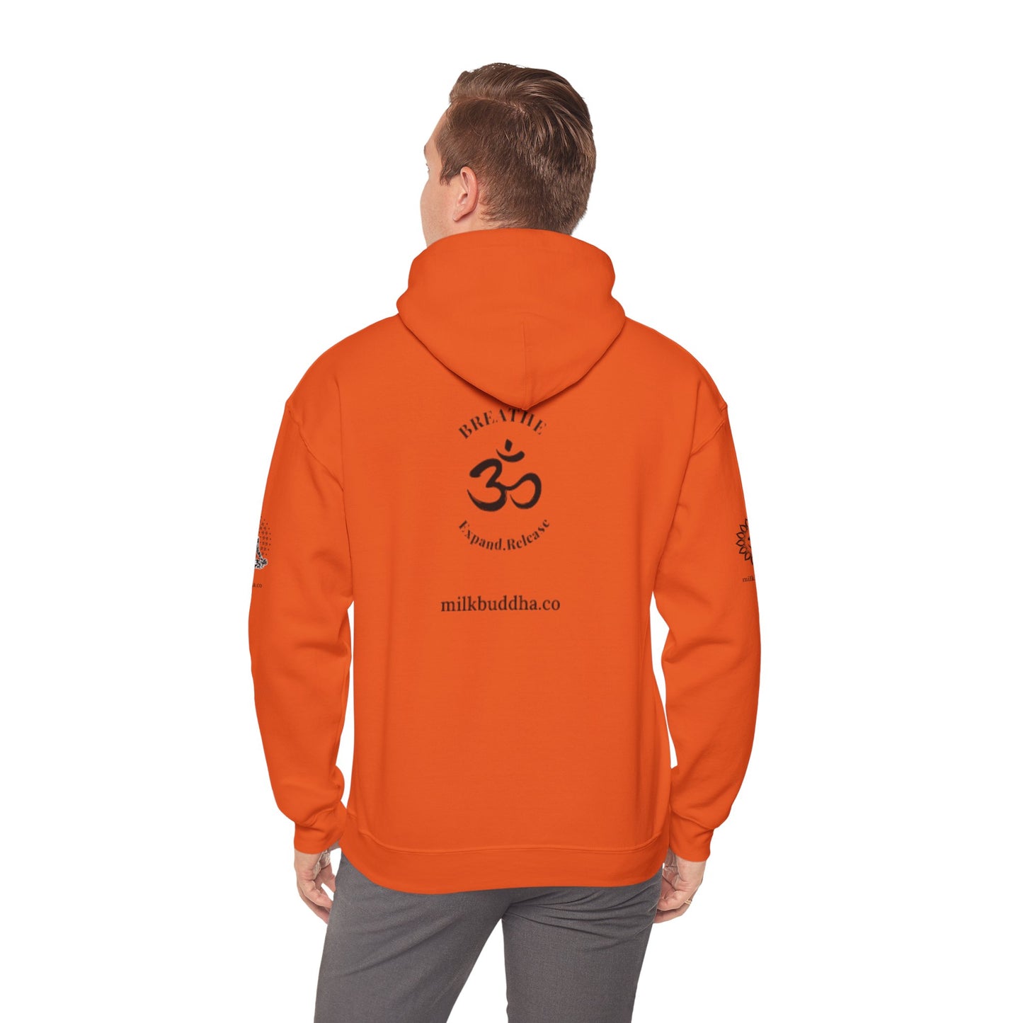 Mindfulness Hooded Sweatshirt - Inhale Reflect Exhale Release