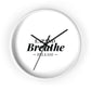 Inspirational Wall Clock - 'Expand Breathe Release' - Perfect for Mindfulness & Home Decor