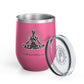 Meditation Wine Tumbler - 12oz Insulated Cup for Relaxation and Mindfulness