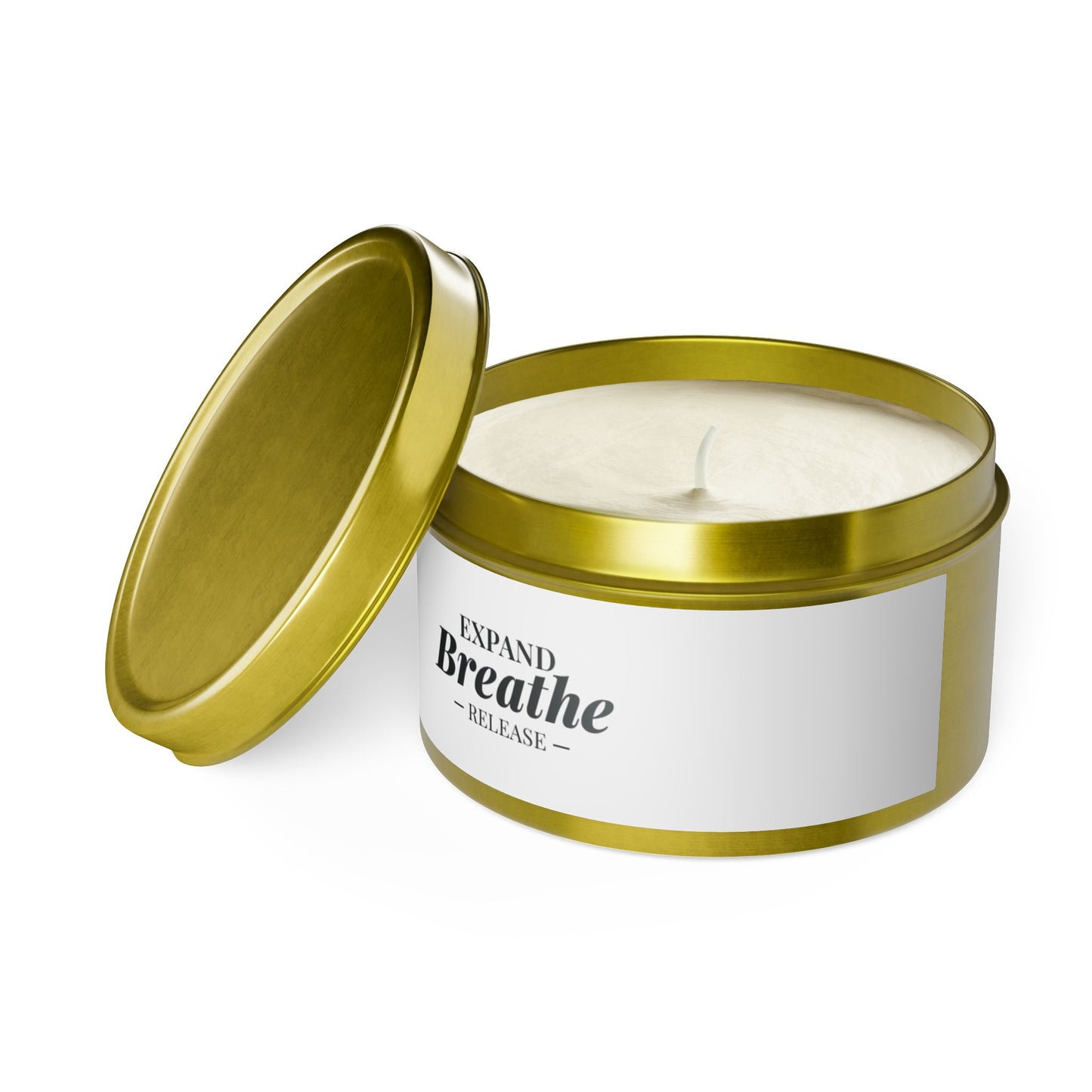 Aromatherapy Tin Candles - Breathe & Release for Relaxation