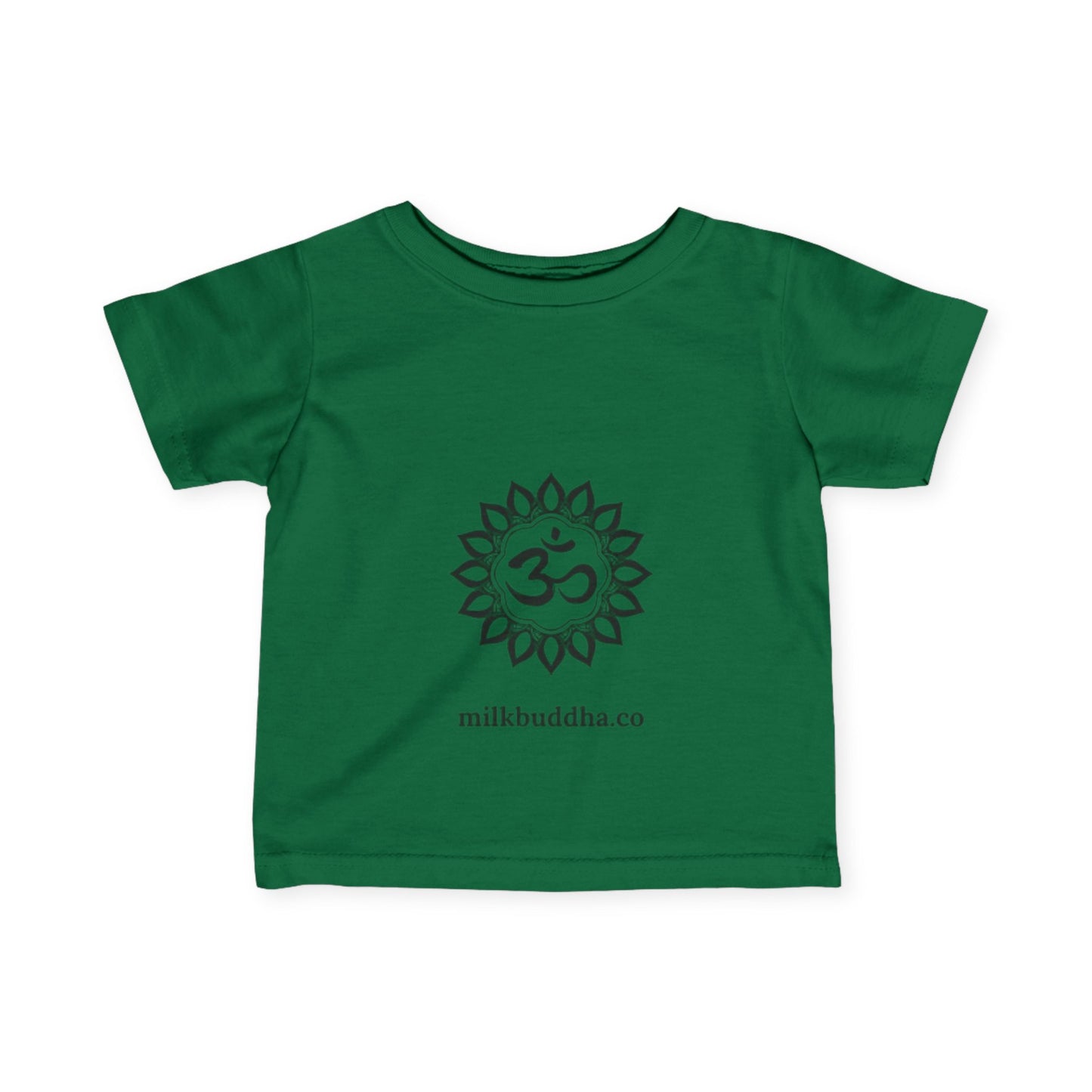 Infant Yoga Tee with Om Design - Cute Spiritual Baby Shirt