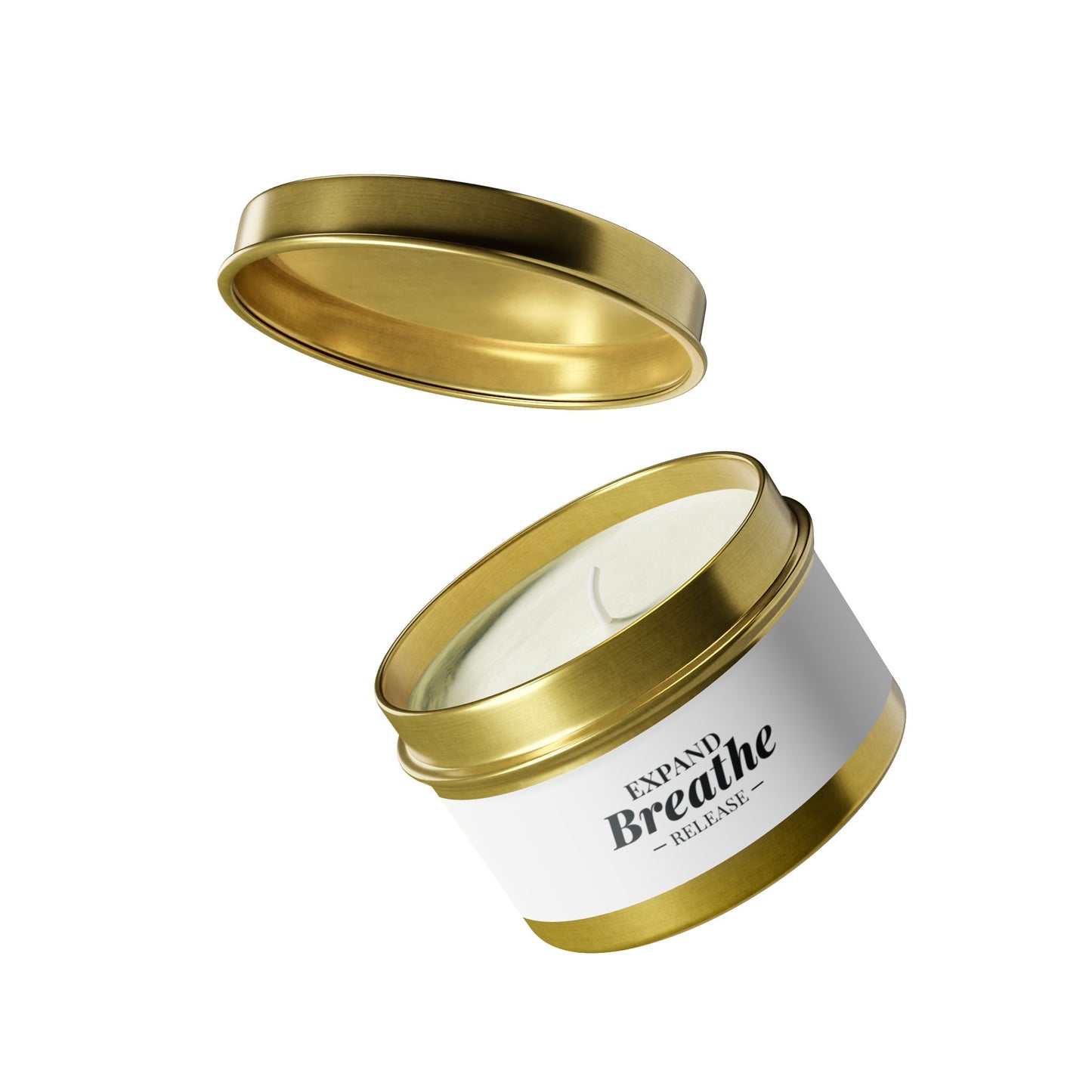 Aromatherapy Tin Candles - Breathe & Release for Relaxation