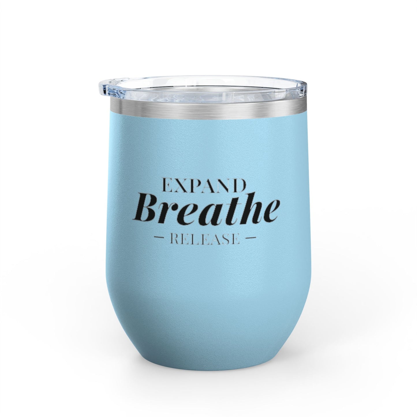 Meditation Wine Tumbler - 12oz Insulated Cup for Relaxation and Mindfulness