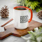 Motivational Inhale Reflect Exhale Release Mug - Colorful 11oz & 15oz Coffee Cup