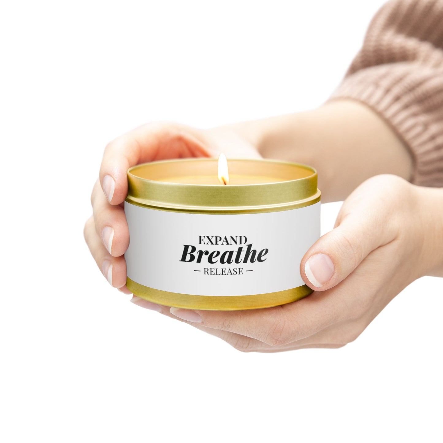 Aromatherapy Tin Candles - Breathe & Release for Relaxation