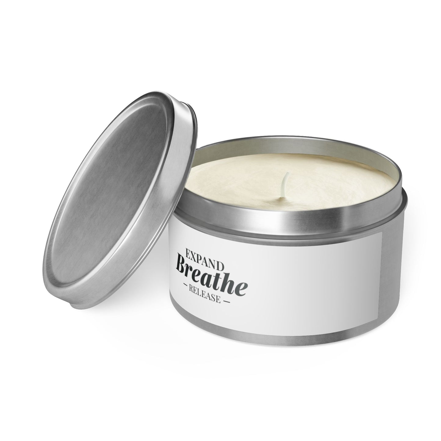 Aromatherapy Tin Candles - Breathe & Release for Relaxation