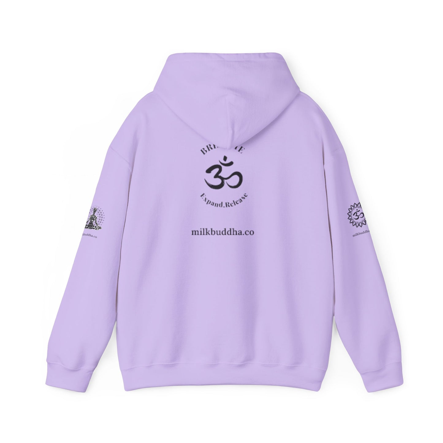 Mindfulness Hooded Sweatshirt - Inhale Reflect Exhale Release